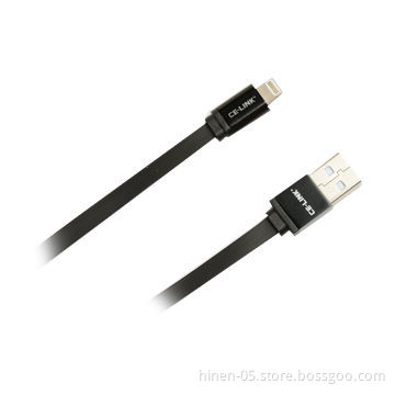 Lightning to USB Cable, Black 8-pin Dock Connector to Micro USB Adapter